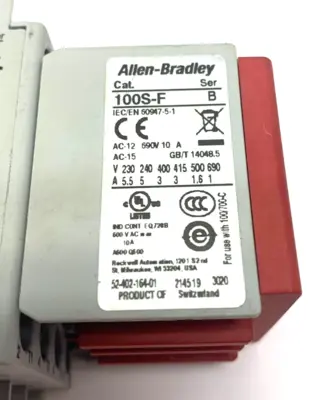 100S-C09EJ14C | Allen Bradley  Ser. A Guardmaster A04 Safety Contactor BROKEN TOP - For parts or not working