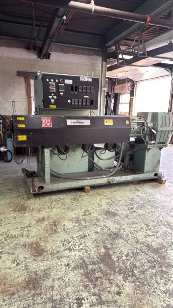 USED 2000 DAVIS STANDARD MV-35IN35  3.5" SINGLE SCREW EXTRUDER