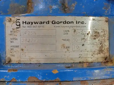 Used HAYWARD GORDON SP25N Parts (Hydraulics and Pneumatics) British Columbia CA | Lenmark #257670