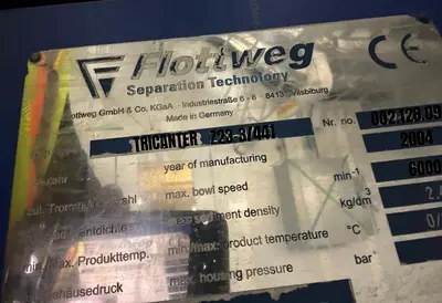 USED 2004 FLOTTWEG Z23-3/441