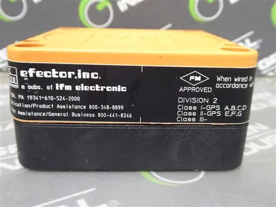 efector ID5052 IDE3060-FPKG/NPT Proximity Sensor Module Used