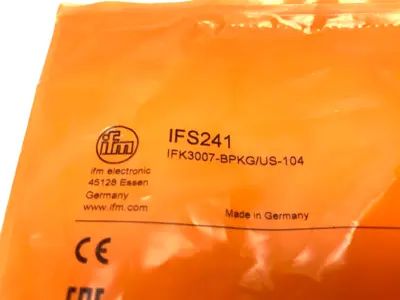 New | in-Stock Ifm IFS241, IFK3007-BPKG/US-104 Proximity Sensors Michigan US | Maverick Industrial Sales #1389403
