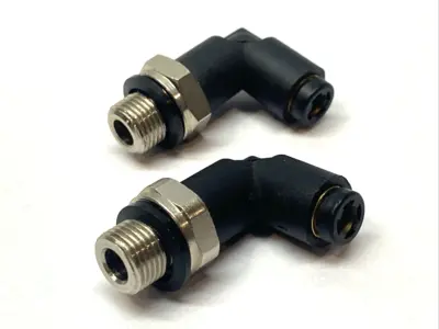 New | in-Stock Legris Parker Push-Fit 90 Degree Elbow Fitting 1/8" NPT LOT OF 2 Parts (Hydraulics and Pneumatics) Michigan US | Maverick Industrial Sales #1391280