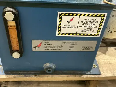 2018 ASC A-SERIES HYDRAULIC FEED SYSTEM: FOR CTL SHEAR, SLITTER OR ROLLFORMER: YOBRO #24961