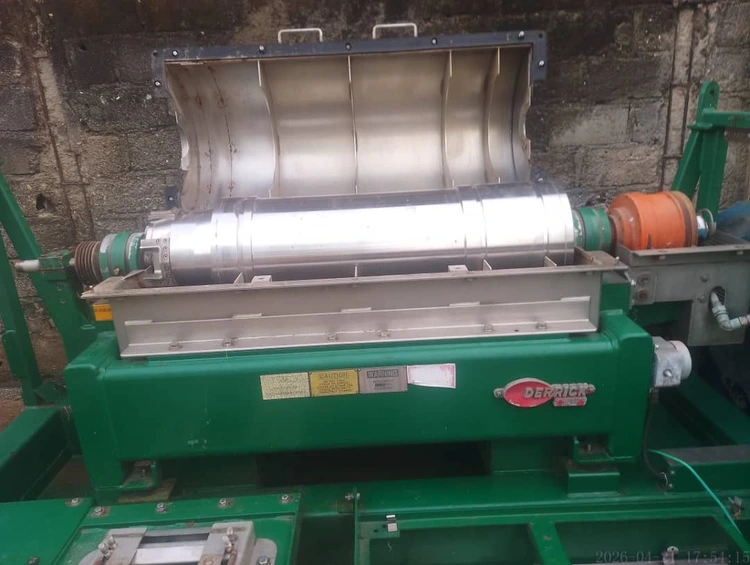 Used DERRICK DE-1000 GBD Decanter Centrifuges CM | Perry Equipment #1441626
