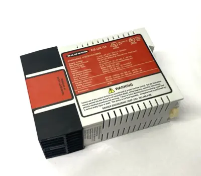 Used Banner Engineering E-Stop/Rope Pull Guard & Monitoring Safety Relay Module, 66091 PLC Processors Michigan US | Maverick Industrial Sales #1389841