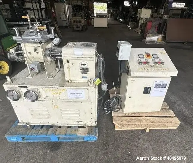 Used AMK VIU4 Double Arm Mixer Extruders Illinois US | Aaron Equipment #1329190