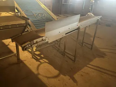 9ft Long Flat Belt Conveyor