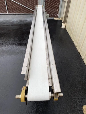Kleenline 6" Wide x 12' Long Stainless Steel Conveyor