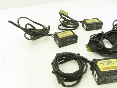 Keyence GV-H130 Mid-Range Laser Sensor 55-130mm Lot of 5