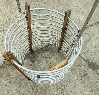 USED 44" - 10 WRAP COIL 44" SS COIL