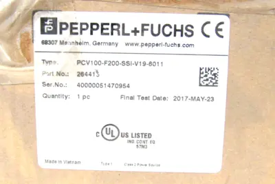 NEW PEPPERL+FUCHS PCV100-F200-SSI-V19-6011 READING HEAD PCV100F200SSIV196011