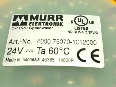 Used Amber 4000-75070-1012000 Light Sources / LED Michigan US | Maverick Industrial Sales #1487401