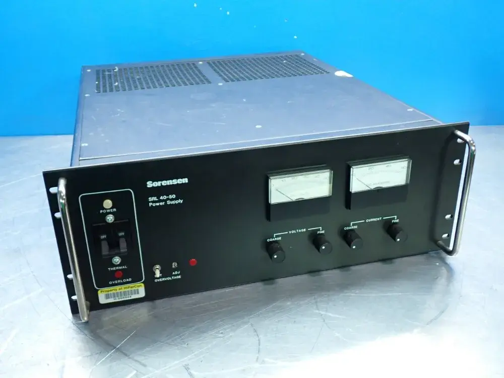 Used SORENSEN SRL4050 AC/DC Power Supplies Ohio US | HGR 24 #941852