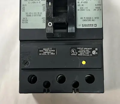 Used SQUARE D KAL36125 Circuit Breakers Ohio US | Surplus Asset Holdings #1708725