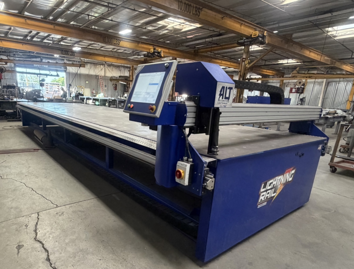 2024 MESSER LIGHTING TABLE EDGE MAX LAYOUT TABLE, 2 METER (W) X 10 METER (L)