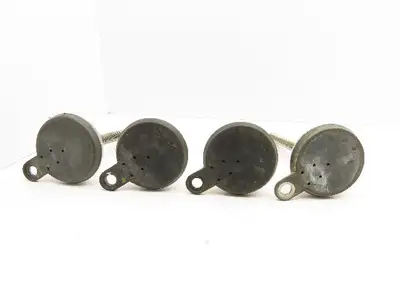 Rubber Bottom Machine Leveling Feet 3/4" Thread 7-1/2" Adjustable Set of 4