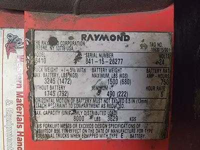 USED RAYMOND 8410