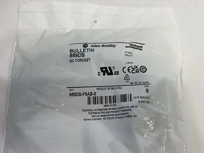New | in-Stock Allen-Bradley Ser. B Micro QD Cordset Straight DC 5m Length Cable & Wire Michigan US | Maverick Industrial Sales #1390641