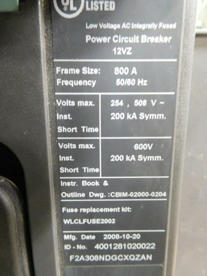 Used Siemens WLF2A308 Circuit Breakers Ohio US | Equipment Recovery Corp. #1330599