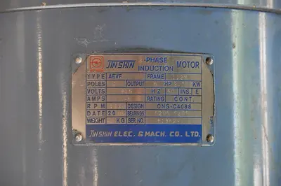 USED ZM JINSHIN MOTOR 3,7 KW
