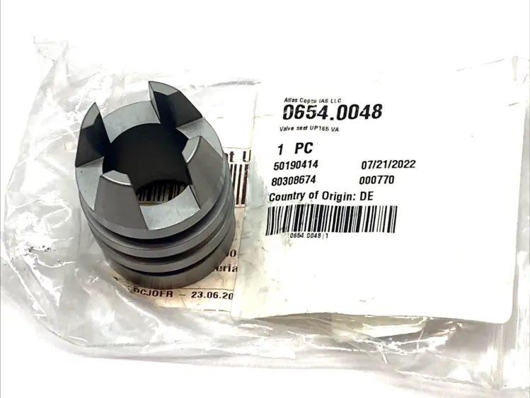 New | in-Stock ATLAS COPCO VALVE SEAT UP165 VA Valves/Fittings | Maverick Industrial Sales #1106479