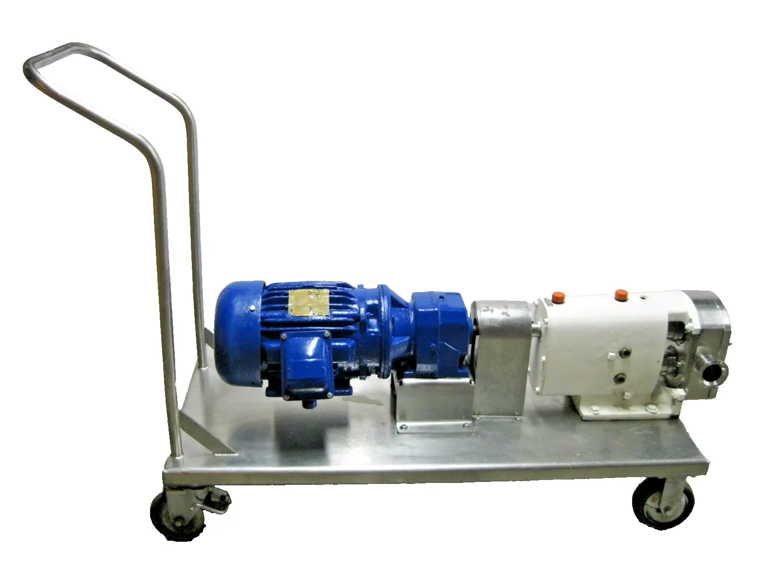2-1/2" G+H Rotary Lobe Pump GHPD-622 & 5HP Motor w/ SS Cart P16