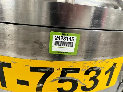 Tank, 65 Gallon (250 Liters), Inconel, Jacketed, Agitated #5991198
