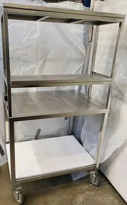 Stainless Steel Retractable Prep Station
