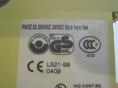 USED PILZ PNOZ-X3-230VAC-24VDC-3N/0-1N/C-1SO SAFETY RELAY PNOZX3230VAC24VDC3N01NC1SO