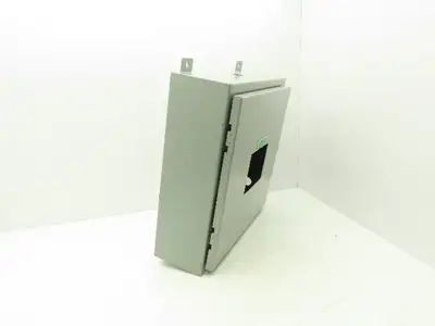 Saginaw SCE-20H2006LP Electrical Enclosure 20x20x6" Backplate Knockout Wallmount