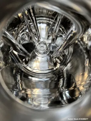 Used Precision Stainless Vertical Stainless Steel Jacketed Tank – With Casters