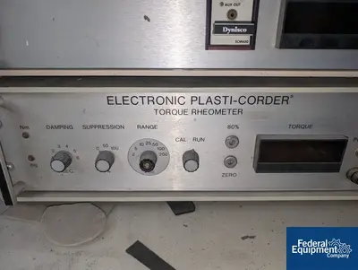USED Brabender Technologie Brabender Plasticorder, Model REE6