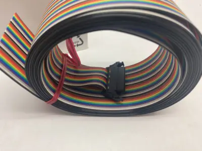 USED KEYENCE DEDICATED PARALLEL CONNECTION RIBBON CABLE 3M