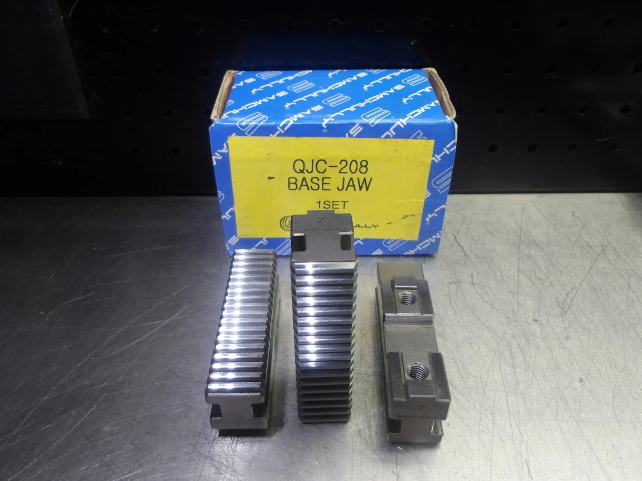 Samchully 8" Base Jaw Set For 8" QJC Chuck QTY3 QJC-208 (863B)