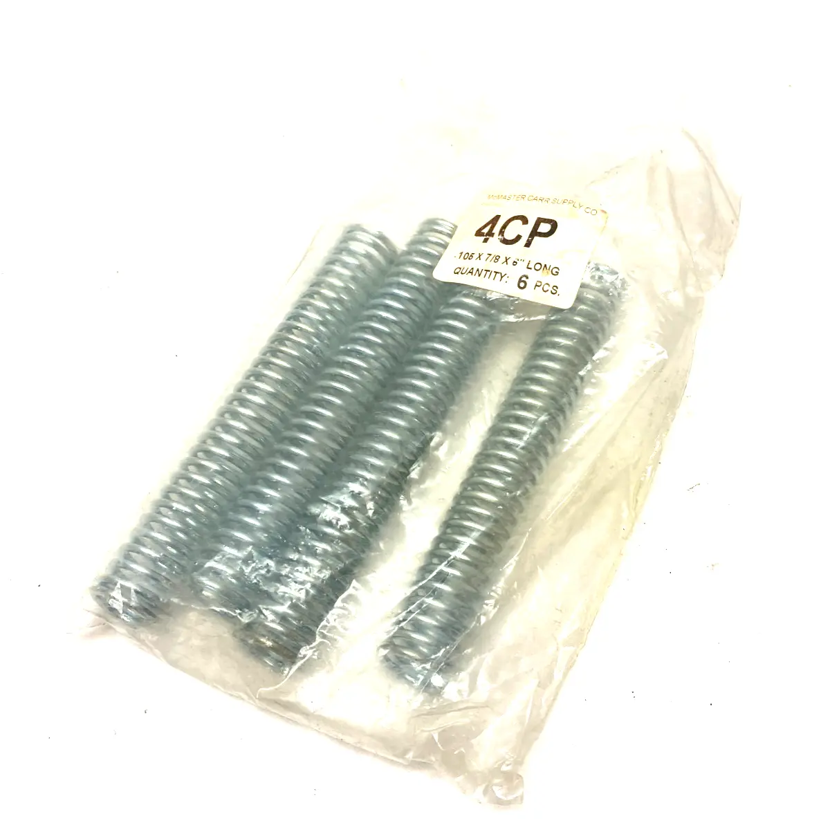 4CP | Steel Spring .105X 7/8 X 6" Long PKG OF 4 - New Other