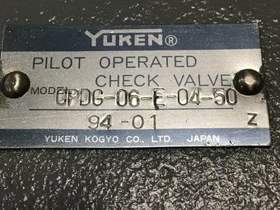 USED YUKEN CPDG-06-E-04-50