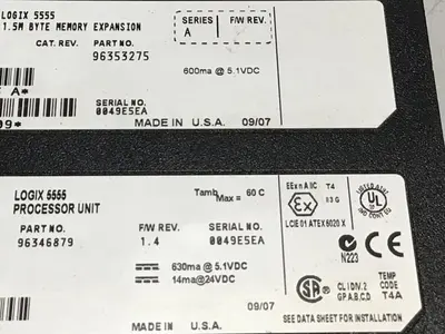 USED ALLEN BRADLEY 1756-L55 SER A