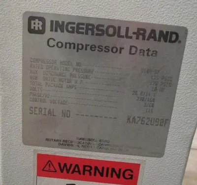 USED INGERSOLL-RAND 010H-SP