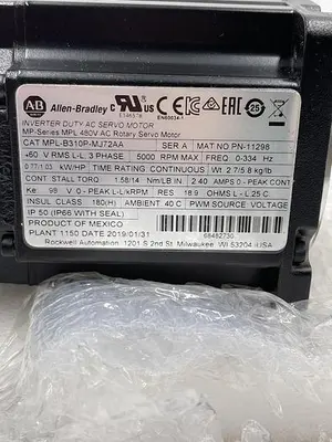 New | in-Stock ALLEN-BRADLEY ALLEN-BRADLEY MPL-B310P-MJ72AA SER A Servo Motors | ND Industrial Surplus #1216160