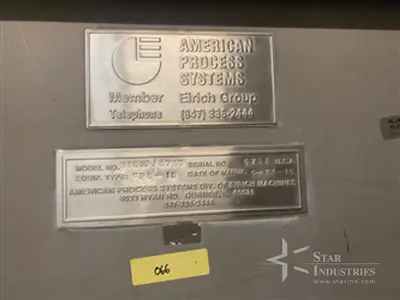 Used AMERICAN PROCESS UF 010 Paddle Mixers | Star Industries #1254235