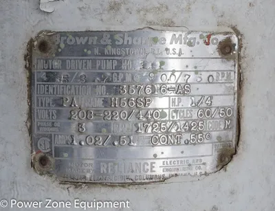 USED LUBE SKID -