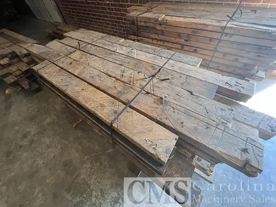 USED WOOD BEAMS FROM OLD MILL