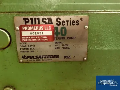USED Pulsafeeder PulsaFeeder Diaphragm Metering Pump, Model 7440-S-AE, 5 HP