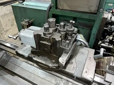 15" X 32" MANNAIONI MAN-AU-CYCLE THREADING LATHE, 4" HOLE: STOCK #16992