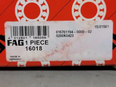 NEW FAG 16018