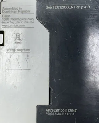 EATON PDG13M0015TFFJ Circuit Breakers | ESS Industrial Equipment Sales (13)