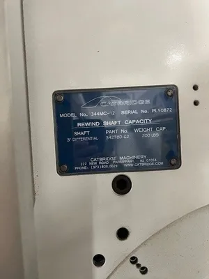 2018 Catbridge 344-mc-18 Slitters & Perforators, slitter rewinder | Mark One Machinery (16)