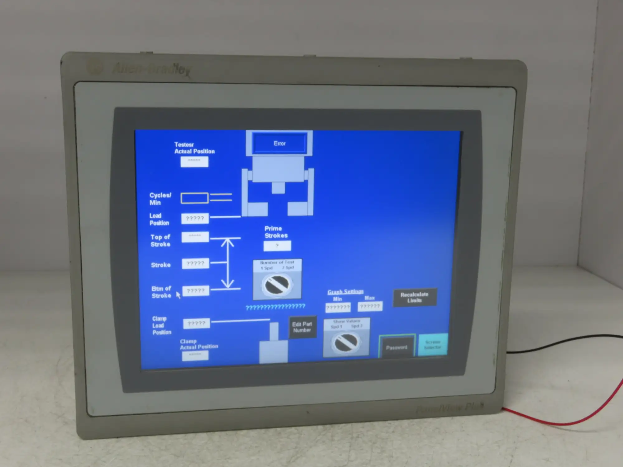 Allen Bradley 2711P-T10C21D8S PanelView Plus 7 HMI 10.4" Touch Screen Series A