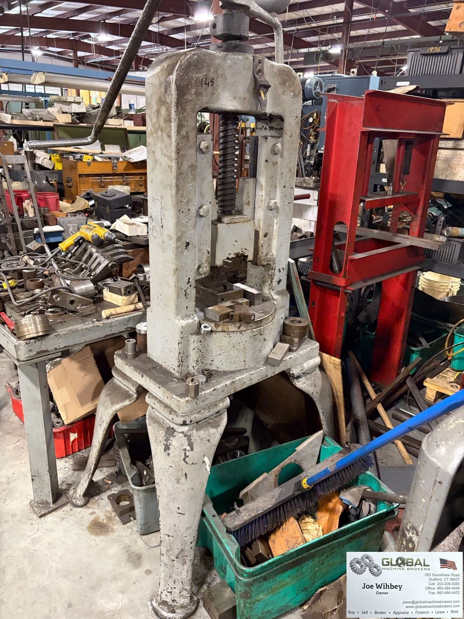 Waterbury Farrel Foundry 10 Ton Screw Press 12" Stroke